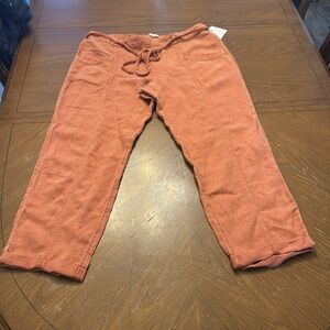 C&C California Orange Cropped Pants